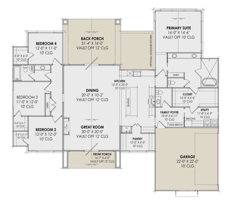 House Plan House Plan #30913 Drawing 1
