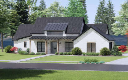 Modern Farmhouse House Plan #7983-00088 Elevation Photo