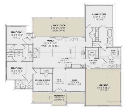 Main Floor  for House Plan #7983-00088