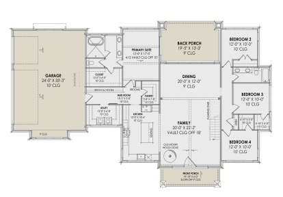 Main Floor  for House Plan #7983-00089