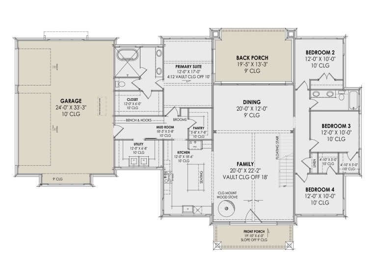 House Plan House Plan #30915 Drawing 1
