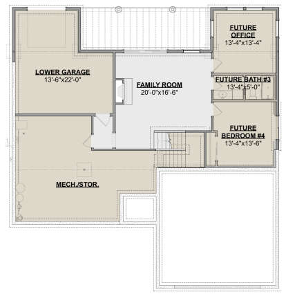 Basement for House Plan #1462-00116