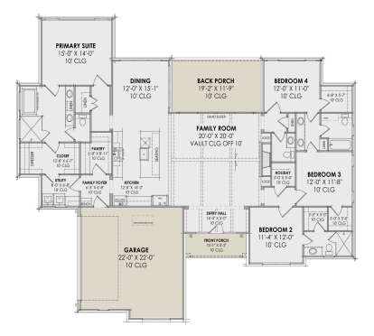 Main Floor  for House Plan #7983-00092