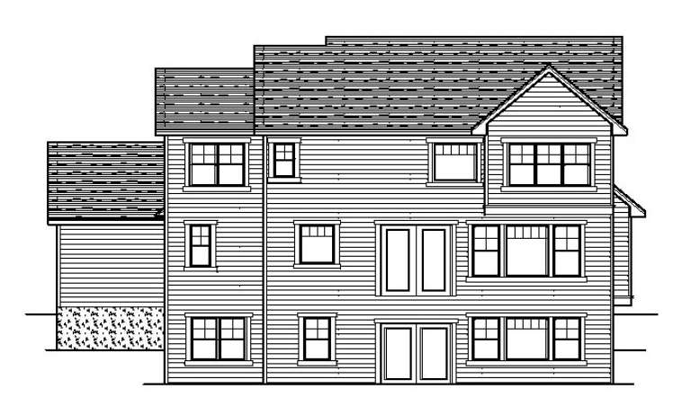 Traditional House Plan #098-00103 Elevation Photo