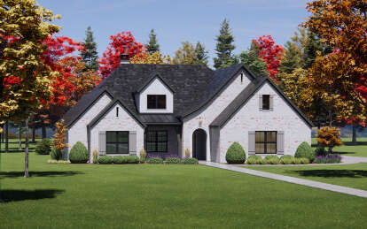 European House Plan #7983-00093 Elevation Photo