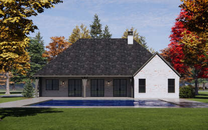 European House Plan #7983-00093 Elevation Photo