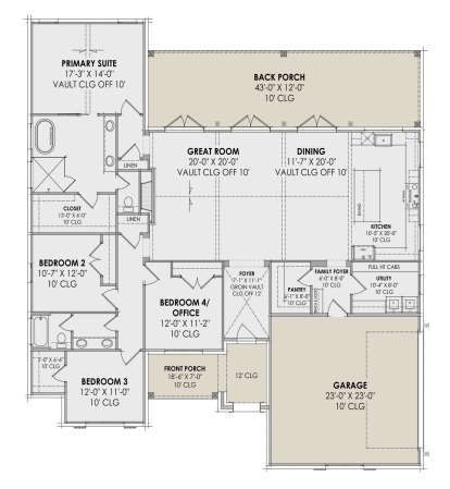 Main Floor  for House Plan #7983-00093