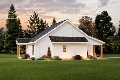 Modern Farmhouse House Plan #4534-00111 Elevation Photo