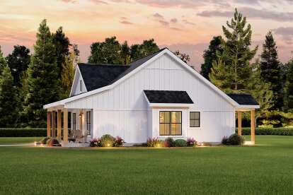 Modern Farmhouse House Plan #4534-00111 Elevation Photo