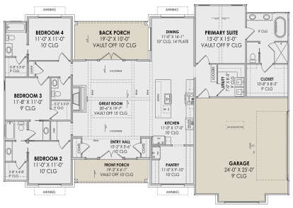 Main Floor  for House Plan #7983-00096