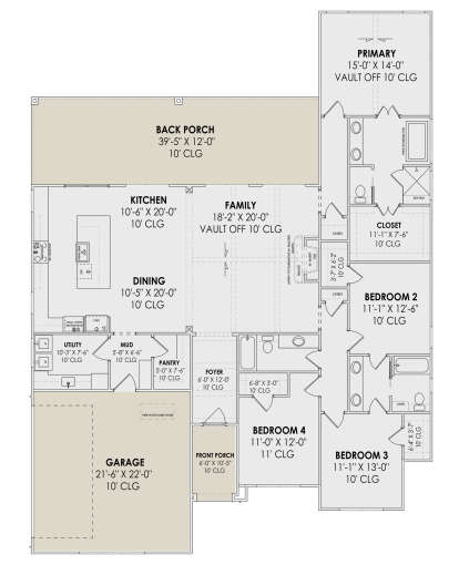 Main Floor  for House Plan #7983-00098