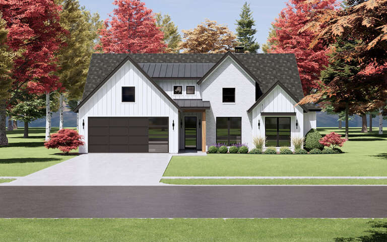 House Plan House Plan #30928 Front Elevation 