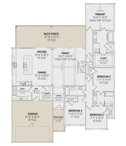Main Floor  for House Plan #7983-00099