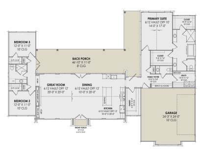 Main Floor  for House Plan #7983-00100