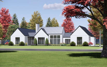 Contemporary House Plan #7983-00101 Elevation Photo