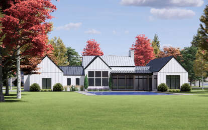 Contemporary House Plan #7983-00101 Elevation Photo