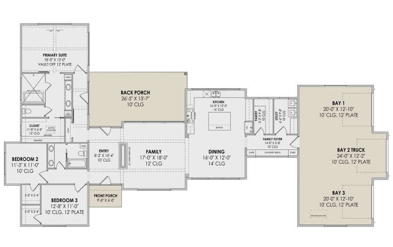 House Plan House Plan #30930 Drawing 1