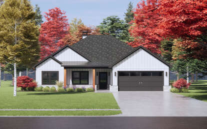 Modern Farmhouse House Plan #7983-00105 Elevation Photo