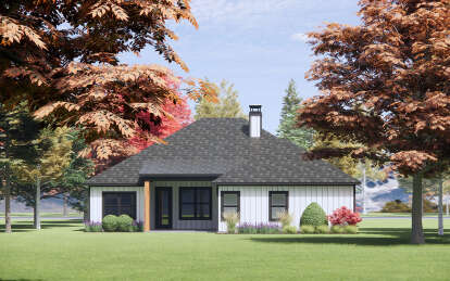 Modern Farmhouse House Plan #7983-00105 Elevation Photo