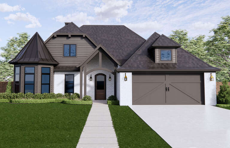 House Plan House Plan #30935 Front Elevation 