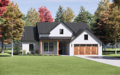 Modern Farmhouse House Plan #7983-00108 Elevation Photo