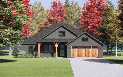 Modern Farmhouse House Plan #7983-00109 Elevation Photo