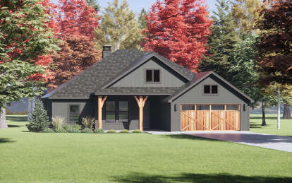 Modern Farmhouse House Plan #7983-00109 Elevation Photo