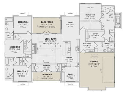 Main Floor  for House Plan #7983-00110