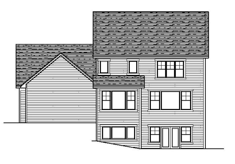 Traditional House Plan #098-00105 Elevation Photo