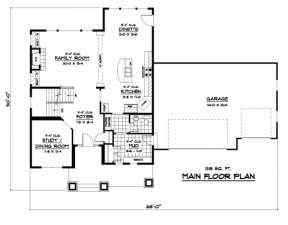 Main Floor for House Plan #098-00105