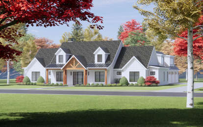 Modern Farmhouse House Plan #7983-00111 Elevation Photo