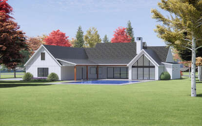 Modern Farmhouse House Plan #7983-00111 Elevation Photo