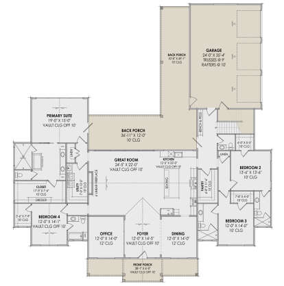 Main Floor  for House Plan #7983-00111
