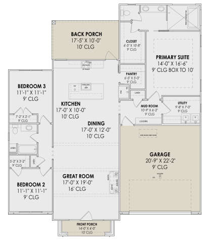 Main Floor  for House Plan #7983-00112