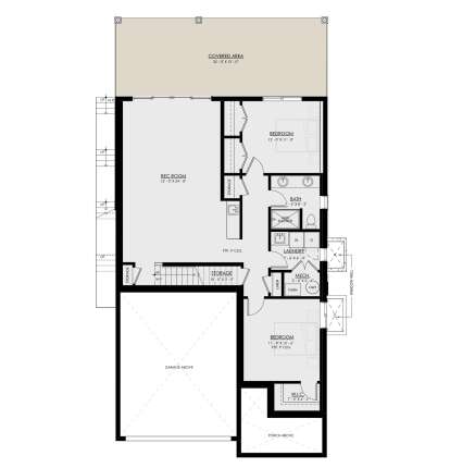 Basement for House Plan #8937-00087