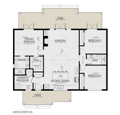 Main Floor  for House Plan #8937-00088