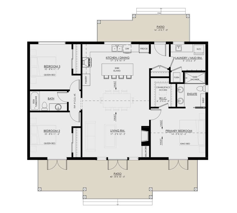 House Plan House Plan #30944 Drawing 1