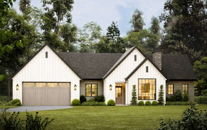 Modern Farmhouse House Plan #8937-00091 Elevation Photo