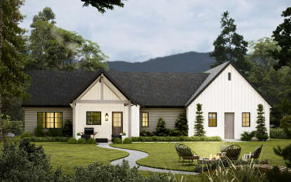 Modern Farmhouse House Plan #8937-00091 Elevation Photo