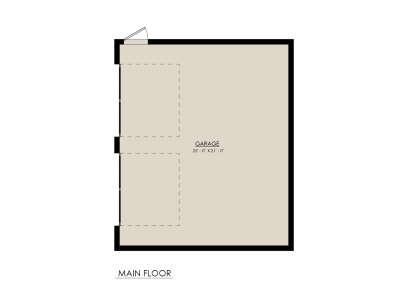 Garage Floor for House Plan #8937-00093