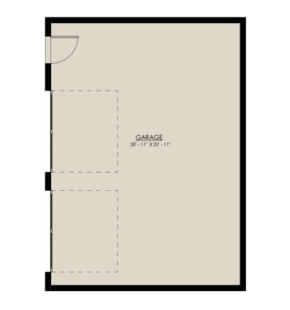 Garage Floor for House Plan #8937-00093