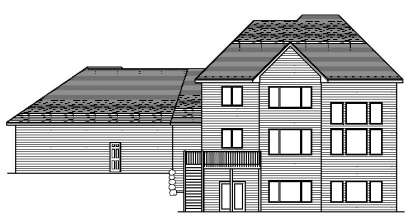 Traditional House Plan #098-00106 Elevation Photo