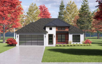 Contemporary House Plan #7983-00114 Elevation Photo
