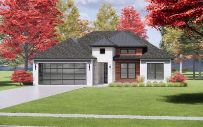Contemporary House Plan #7983-00114 Elevation Photo