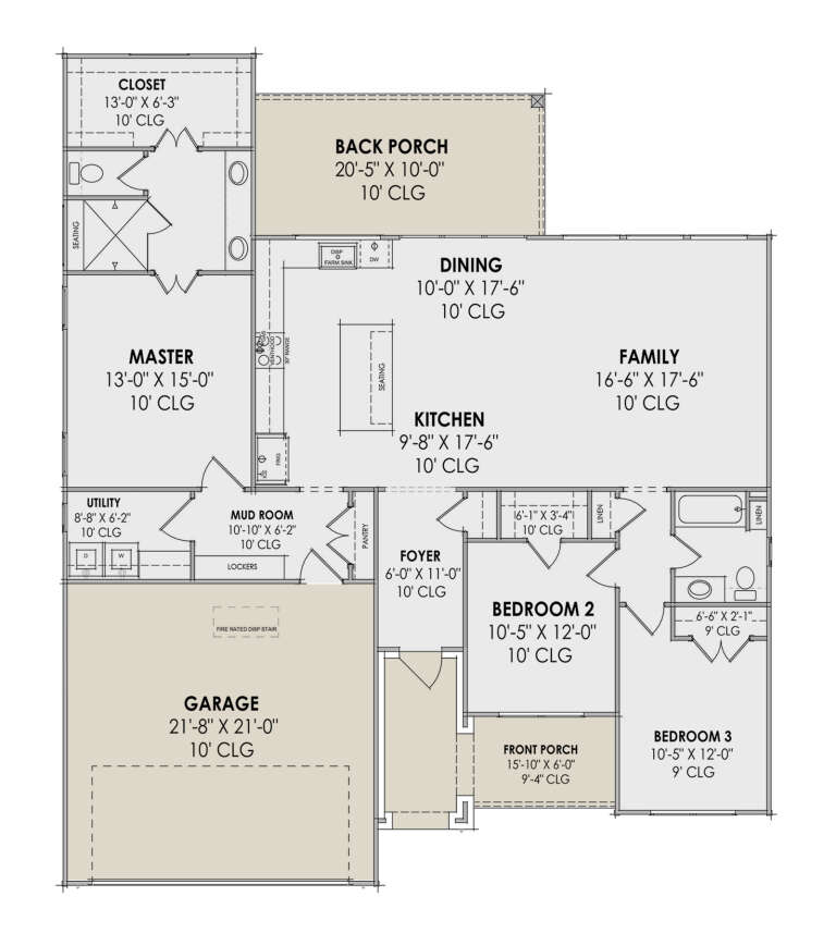 House Plan House Plan #30953 Drawing 1
