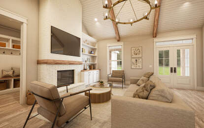 Modern Farmhouse House Plan #009-00397 Additional Photo