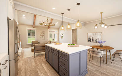Modern Farmhouse House Plan #009-00397 Additional Photo