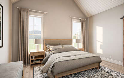 Modern Farmhouse House Plan #009-00397 Additional Photo