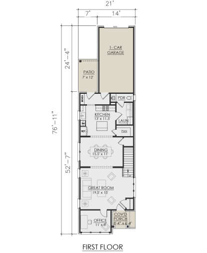 Main Floor  for House Plan #7071-00022