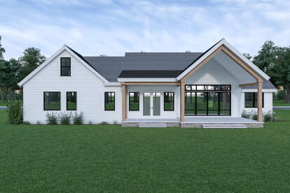 Craftsman House Plan #2464-00128 Elevation Photo